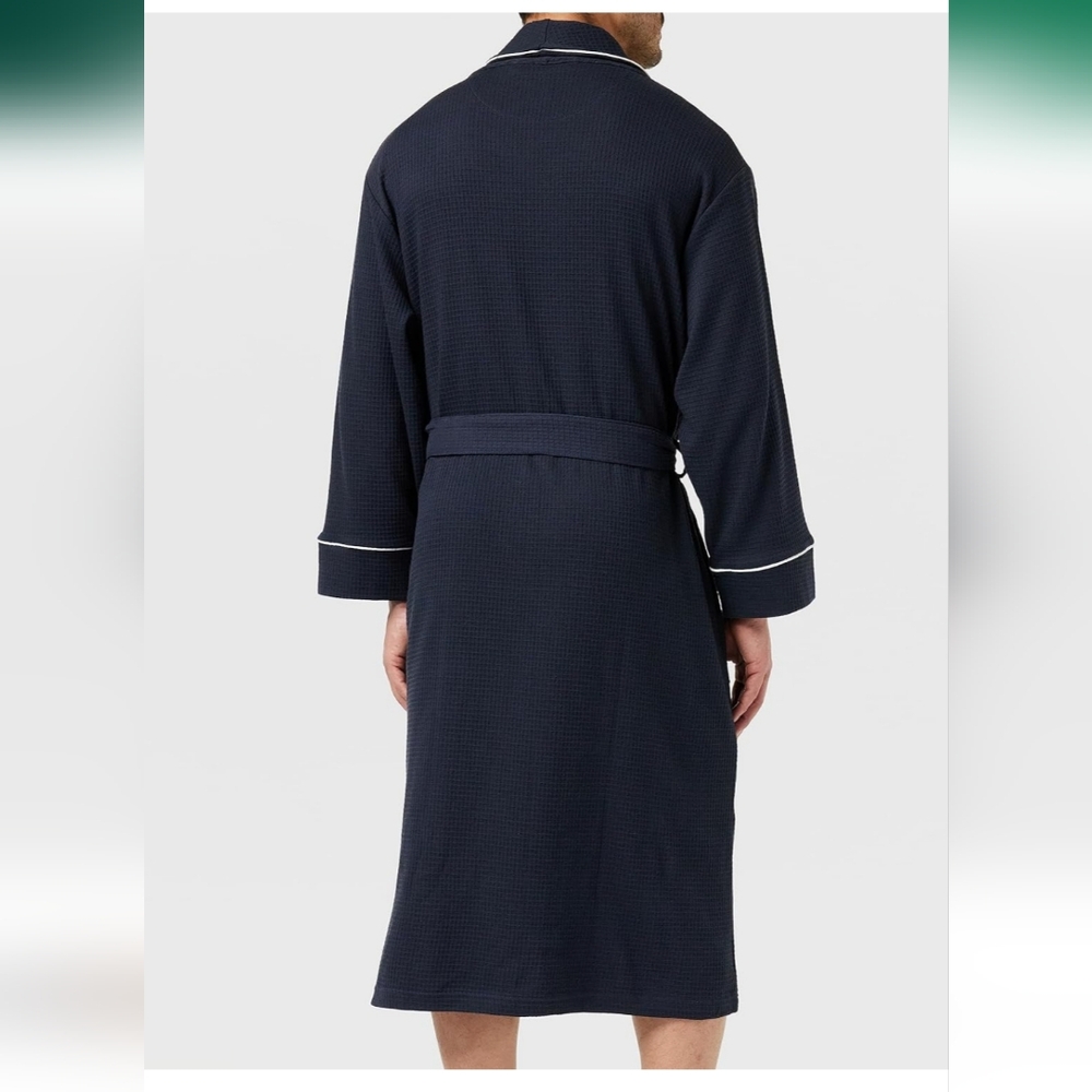 Amazon Essentials Men's Lightweight Waffle Robe - Picture 2 of 7